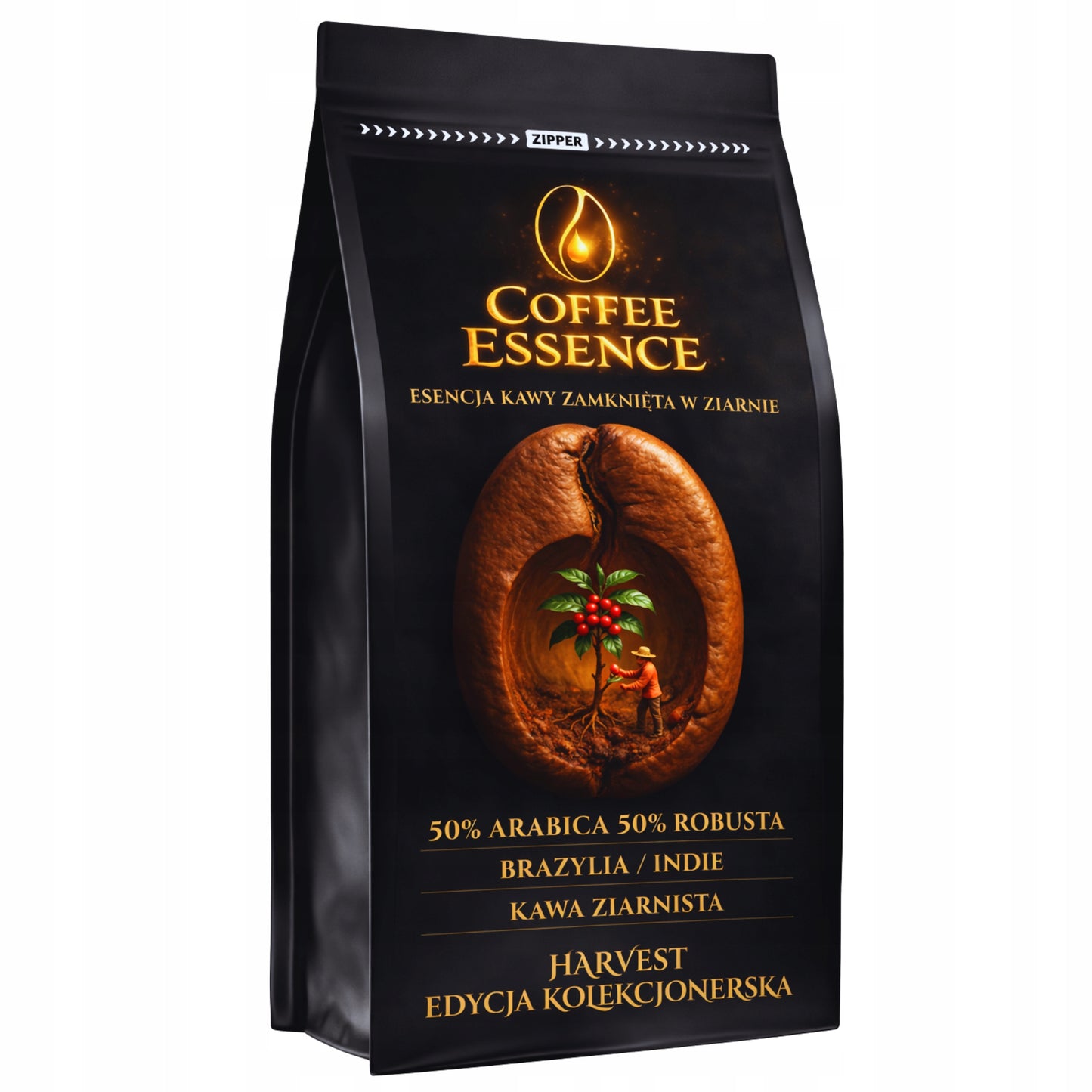 Kawa ziarnista 500g Brazylia/Indie Arabica Robusta 50/50