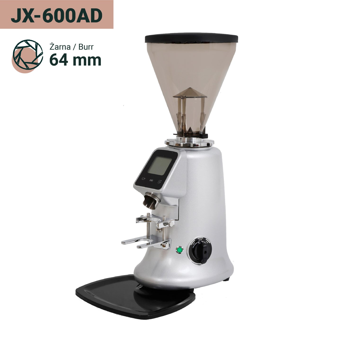 Młynek Coffee Format JX-600AD – Srebrny