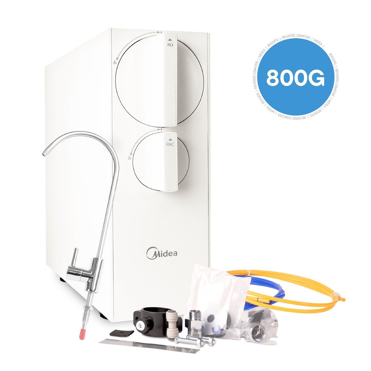 Midea MRO2489C-800G Filtr odwróconej osmozy 800GPD