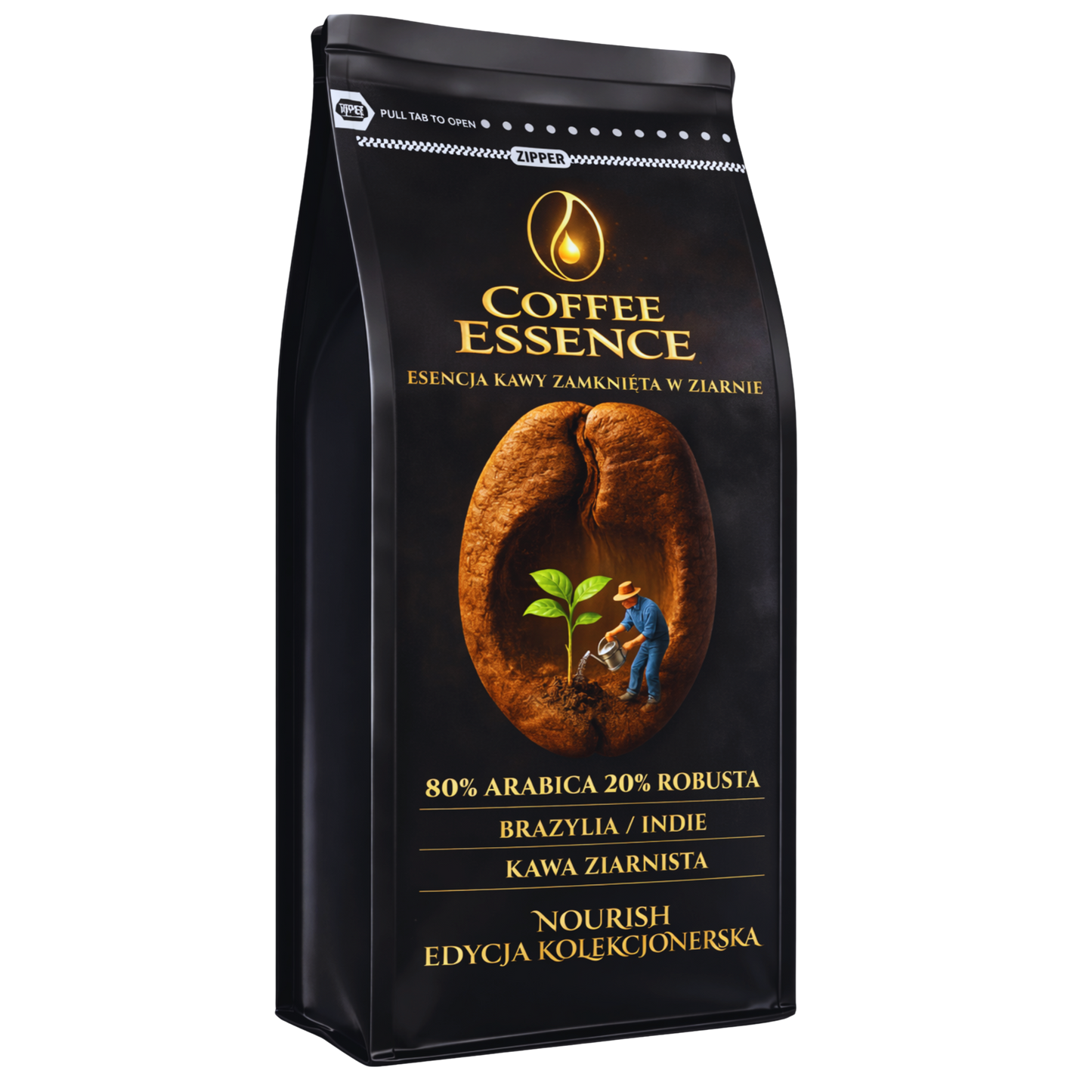 Kawa ziarnista 1kg 80/20 Arabica Robusta ŚWIEŻO palona DO EKSPRESU