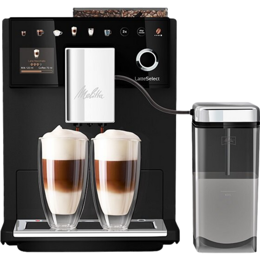 Ekspres do kawy MELITTA F630-212 LatteSelect - Czarny