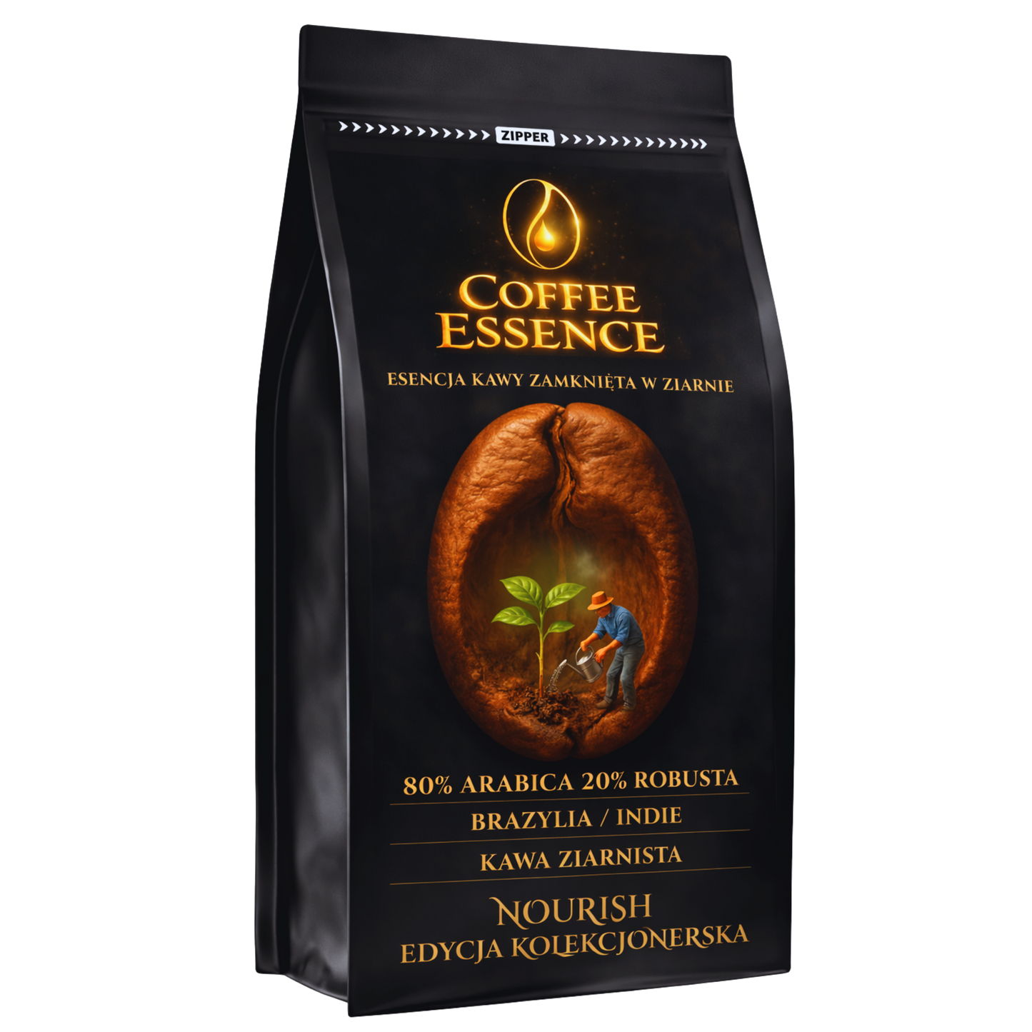 Kawa ziarnista 1kg 80/20 Arabica Robusta ŚWIEŻO palona DO EKSPRESU