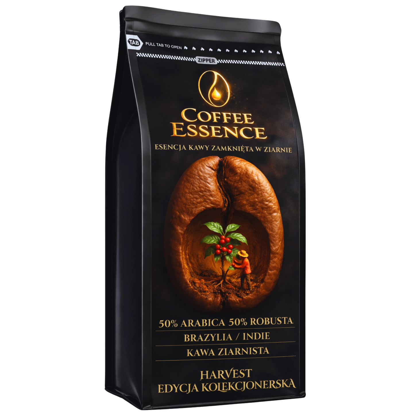 Kawa Ziarnista 1kg Arabica/Robusta Brazylia / Indie