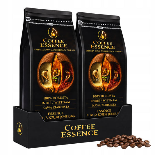 KAWA ZIARNISTA 2KG MOCNA DO EKSPRESU CREMA ŚWIEŻO PALONA ROBUSTA