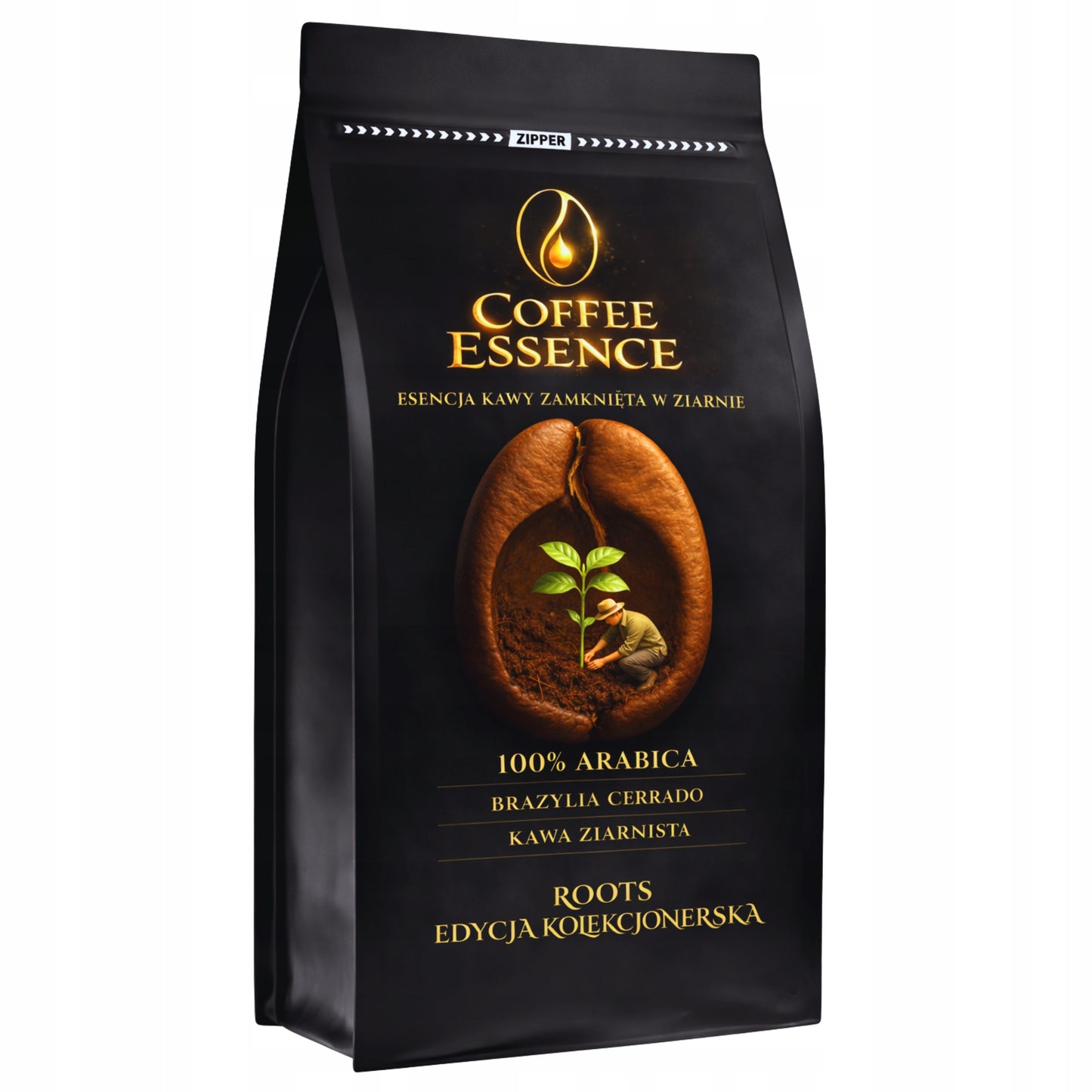 Kawa ziarnista 250g 100% Arabica single ŚWIEŻO palona do ekspresu DELIKATNA