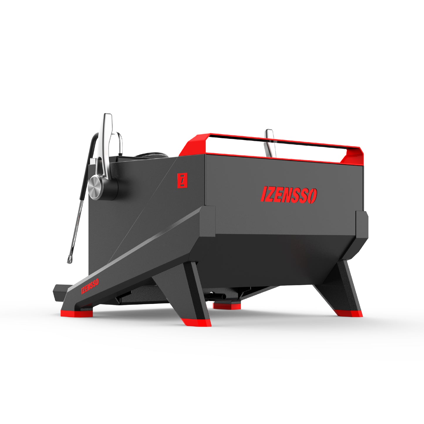 Ekspres kolbowy Izensso RAPTOR 2-grupowy – Czarny